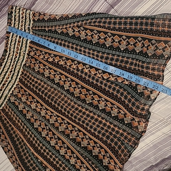 Free People Silk Beaded Sequins Embellished Boho Chic Feminine Festival Skirt 8 - Picture 13 of 13